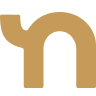 Stylized yellow letter on black background