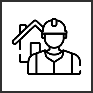 Black square with a dark border